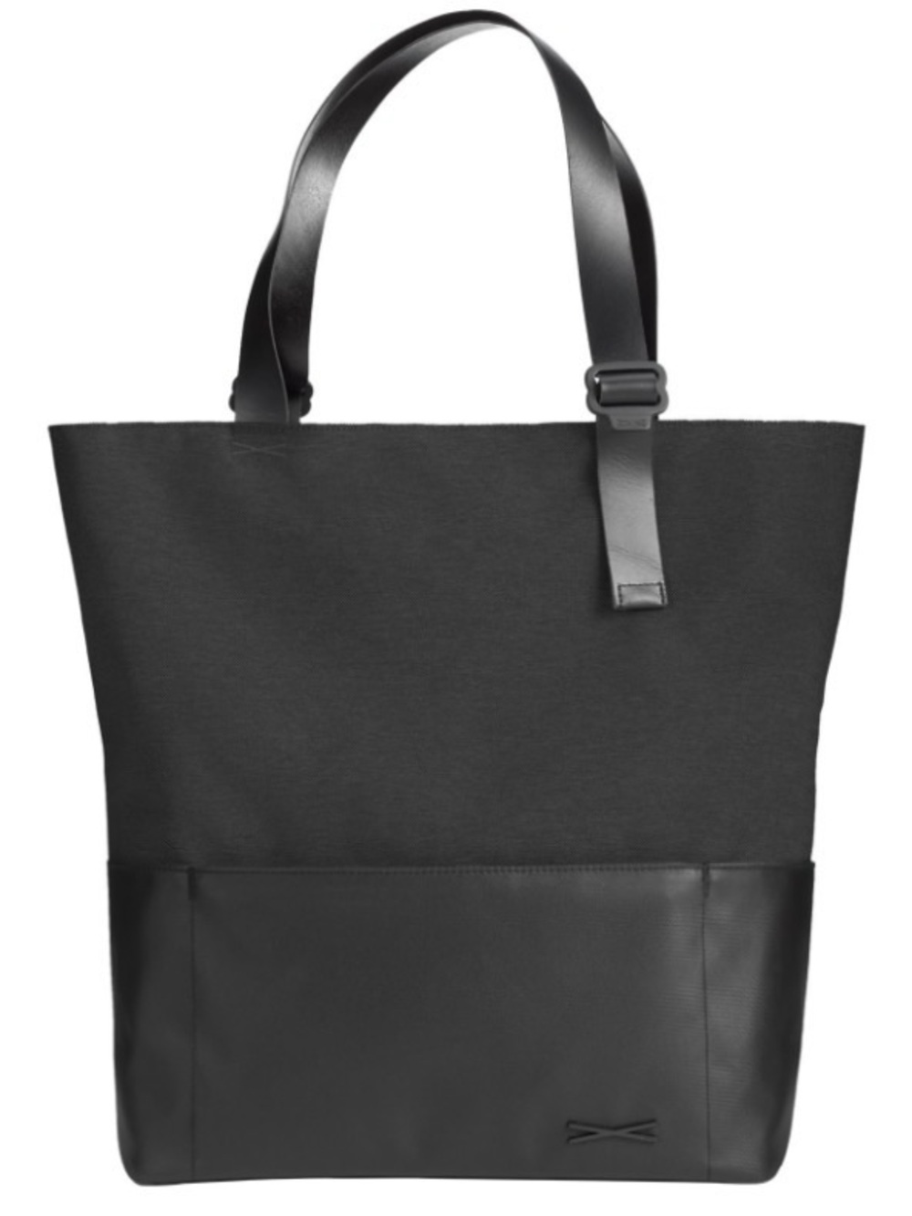 Targus Opin Purist Tote Laptop Bag Black Canvas Work Travel Tote 17” x 14”